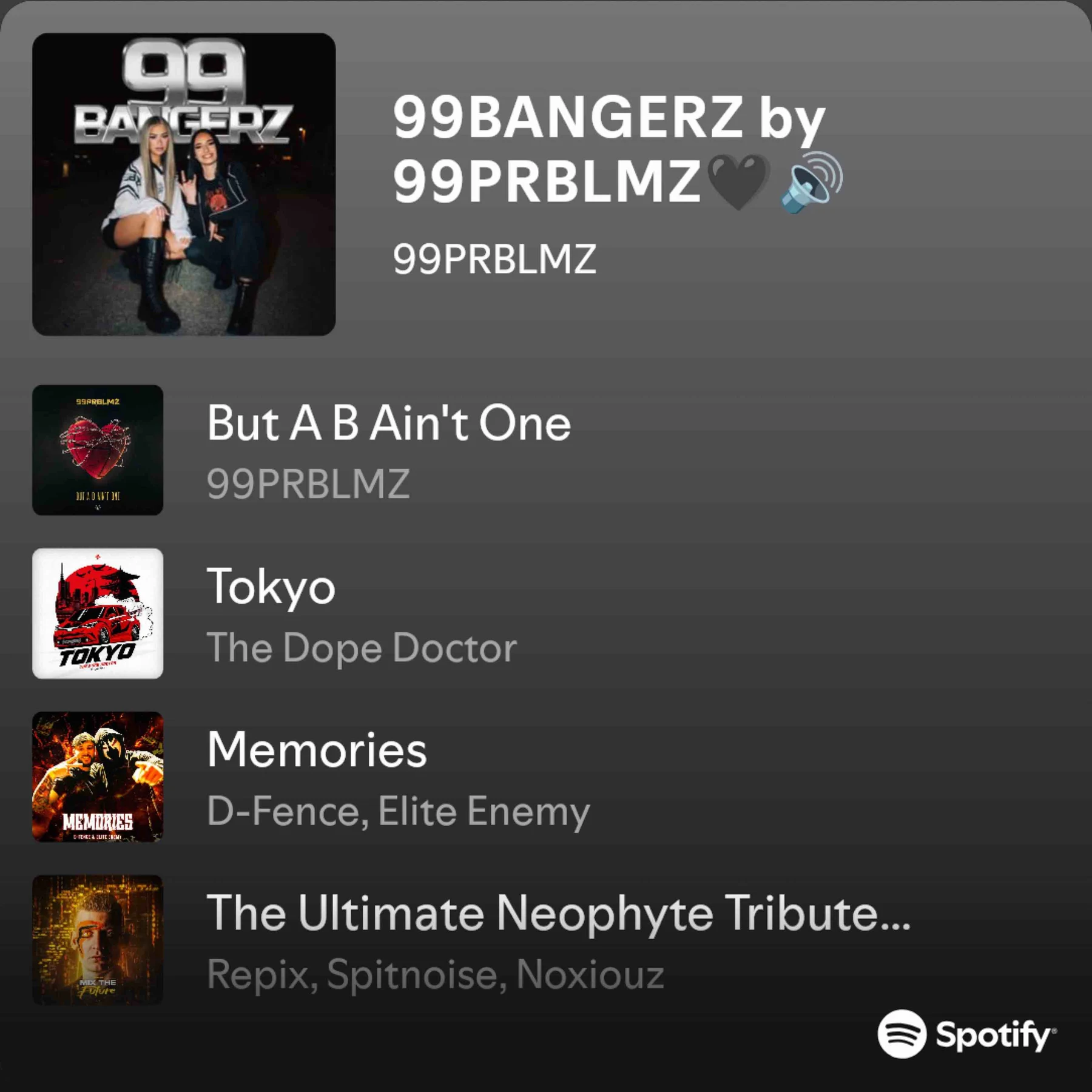 99BANGERZ playlist