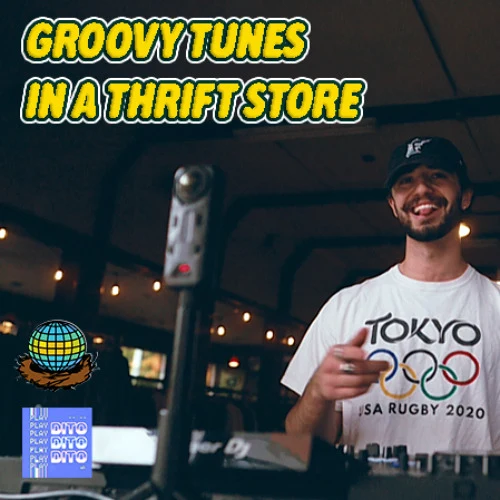 Groovy Tunes in a Thrift Store