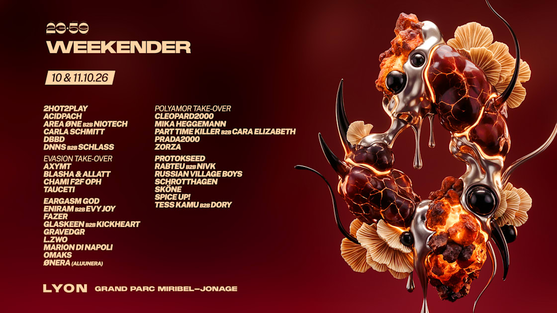 23:59 - Weekender 2026, Vaulx-En-Velin · Shotgun