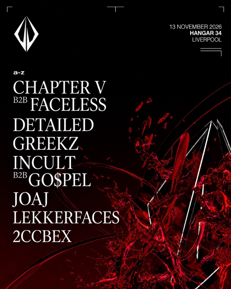 Dvoid Presents: Lekkerfaces & More poster, Hangar 34, Liverpool