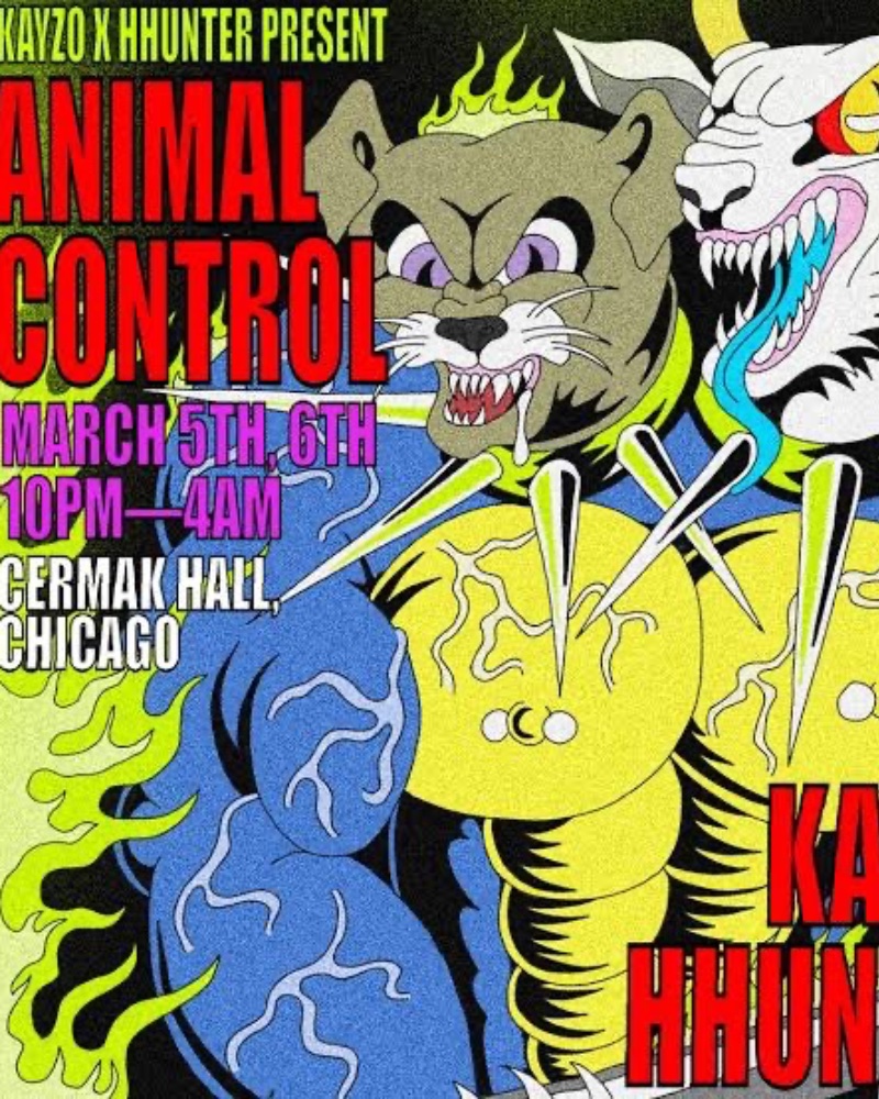 KAYZO x HHUNTER - Chicago - Cermak Hall - Fri, Mar 5, 2027, 10:00 PM ...