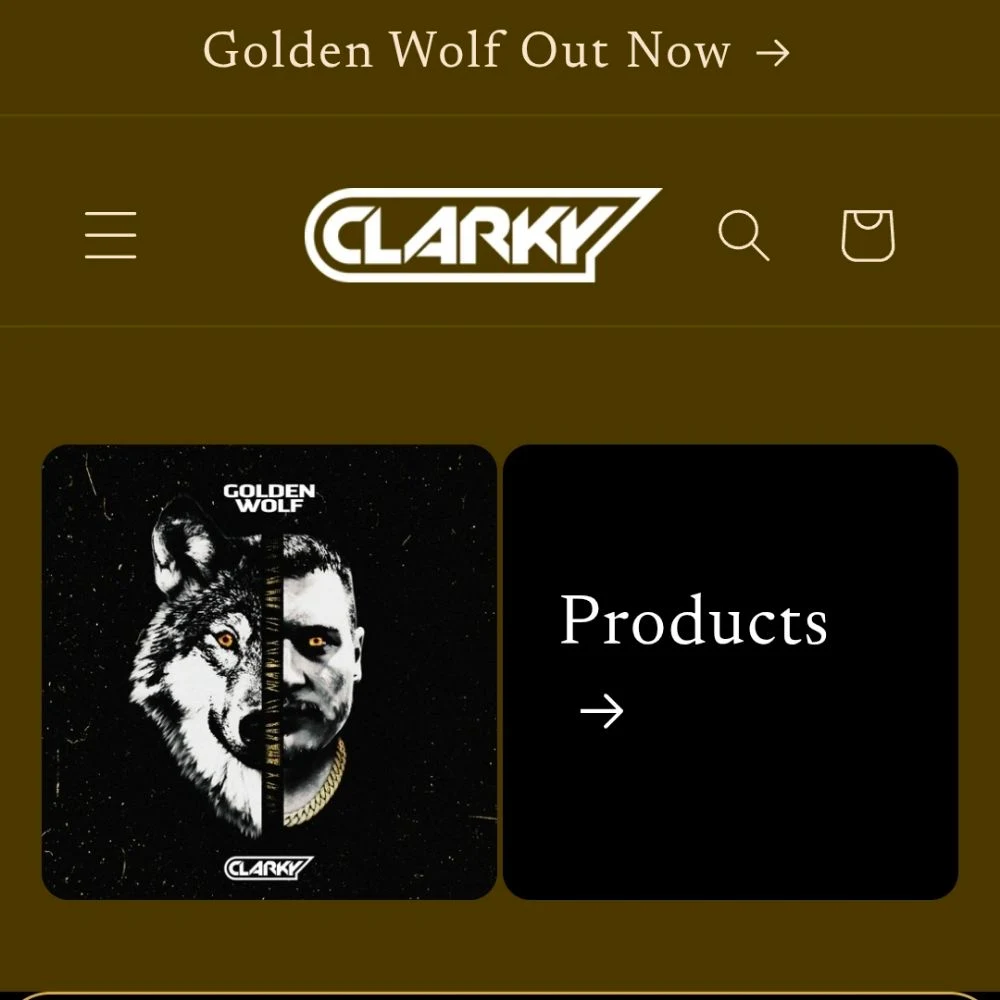 Clarky Website / Merchandise 🐺