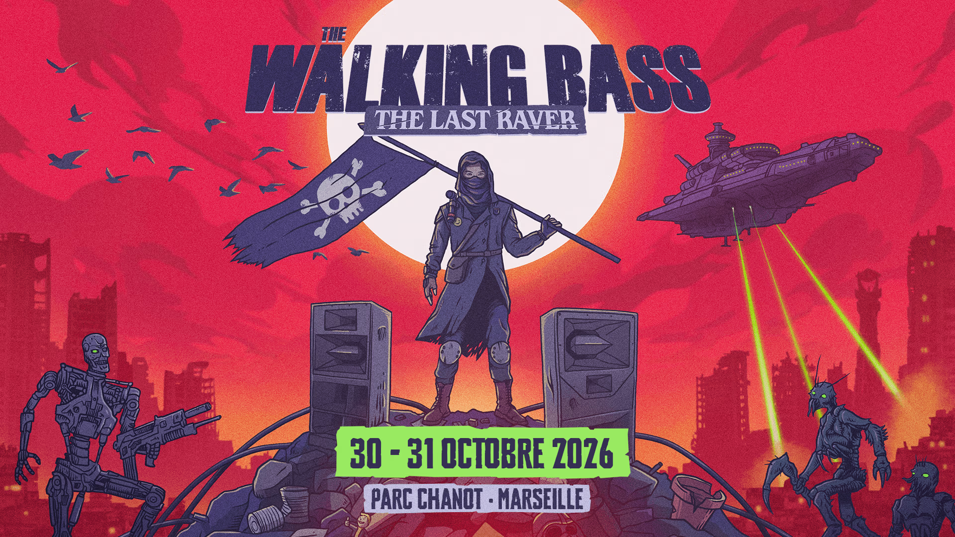 Walking Bass Festival 2026 : The Last Raver, Marseille · Billets Shotgun