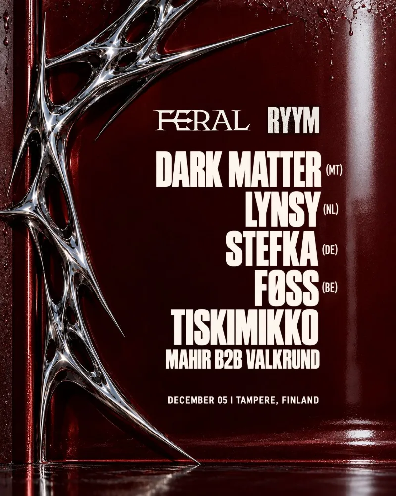 FERAL X RYYM TAMPERE poster, Fame Club