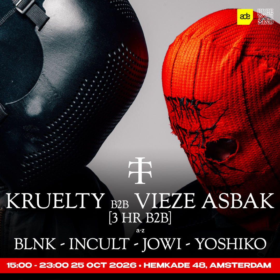 KRUELTY B2B Vieze Asbak 3hrs ADE poster, Hemkade 48, Amsterdam