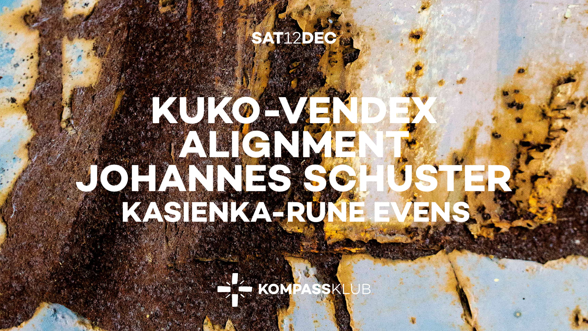 KUKO & Vendex at Kompass poster, Kompass Klub, Ghent