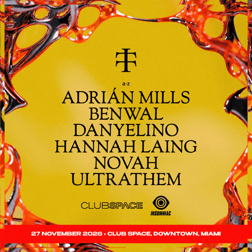 MIAMI poster, CLUB SPACE