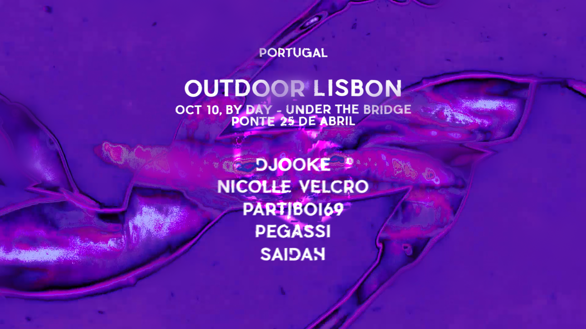 Intercell Lisbon with Pegassi, Partiboi69, SAIDAH poster, Escala25