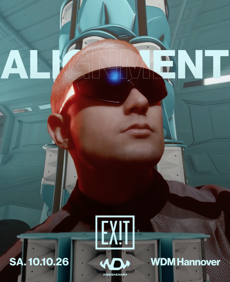 EXIT with Alignment x Golpe poster, WDM, Hannover