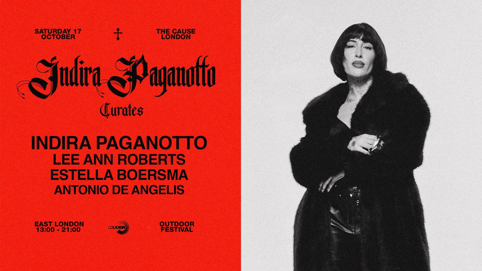 Indira Paganotto, Lee Ann Roberts, Estella Boersma poster, The Cause, London