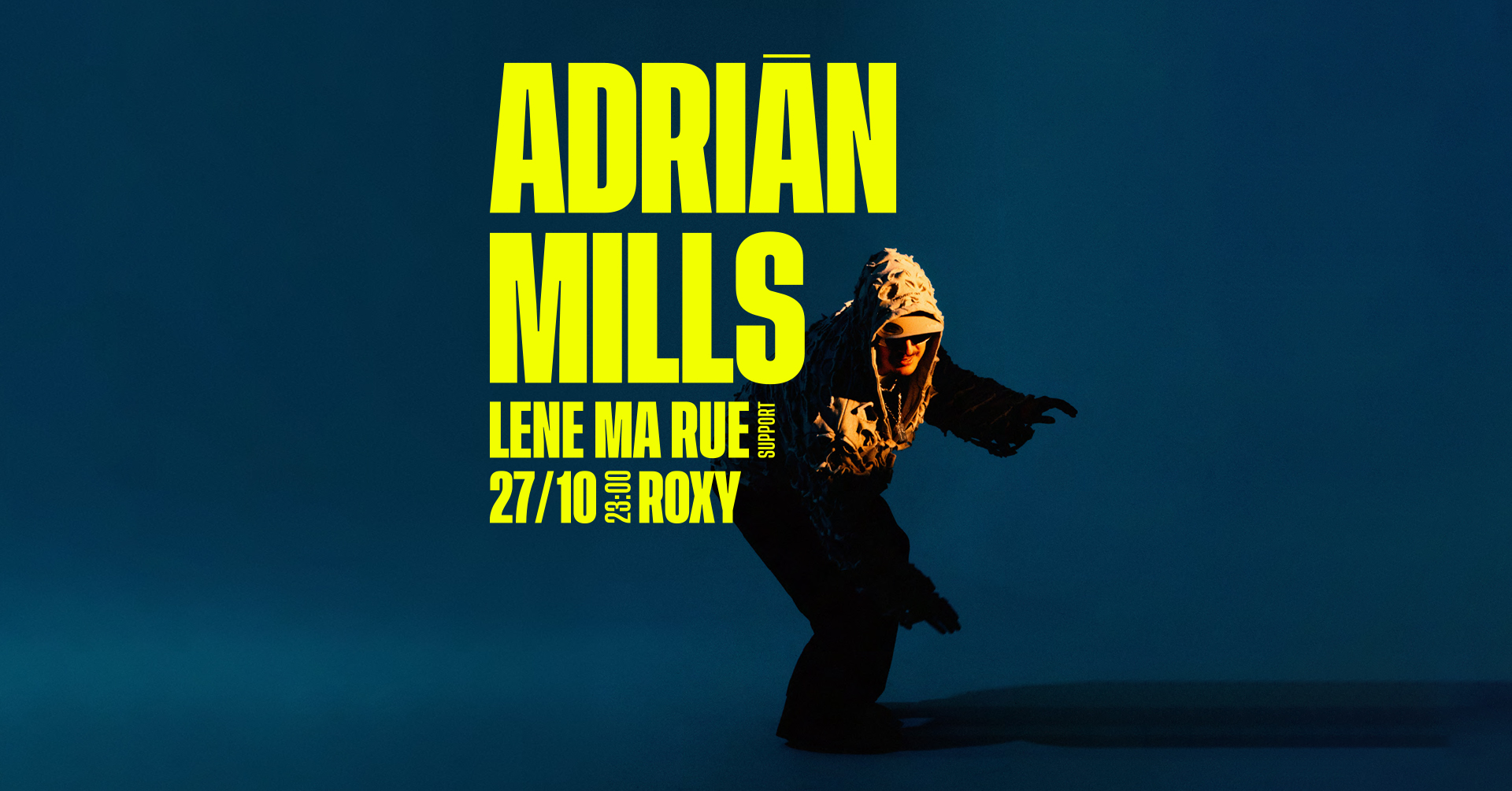 Adrián Mills ∞ ROXY Prague poster