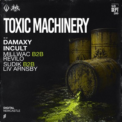 Dvoid x Khaotic Present: Toxic Machinery, Incult, Damaxy & More