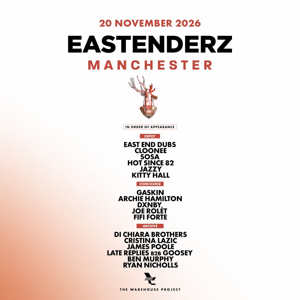 Eastenderz, Manchester poster, Depot Mayfield
