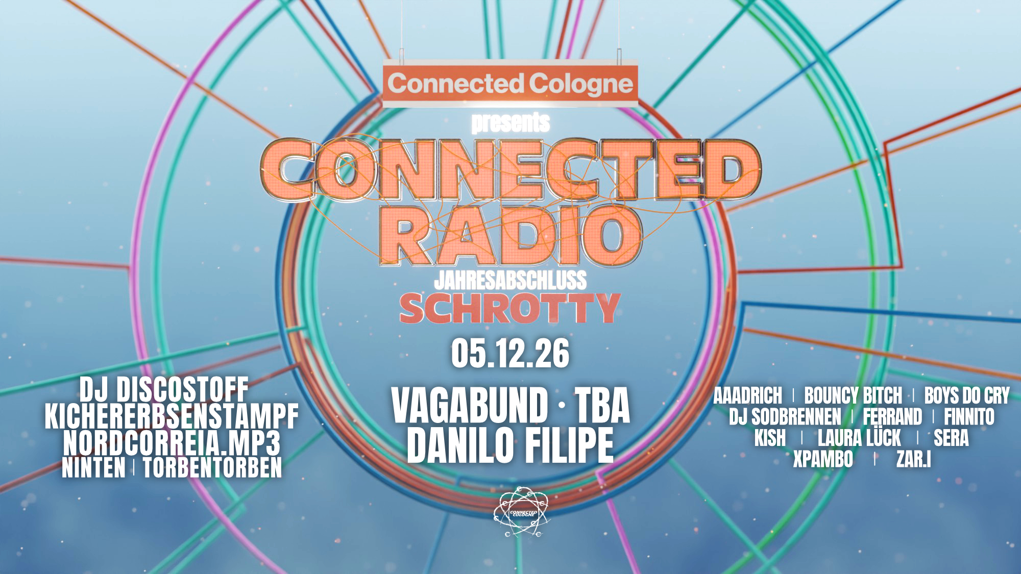 Connected x Radio Jahresabschluss @Schrotty poster, Cologne