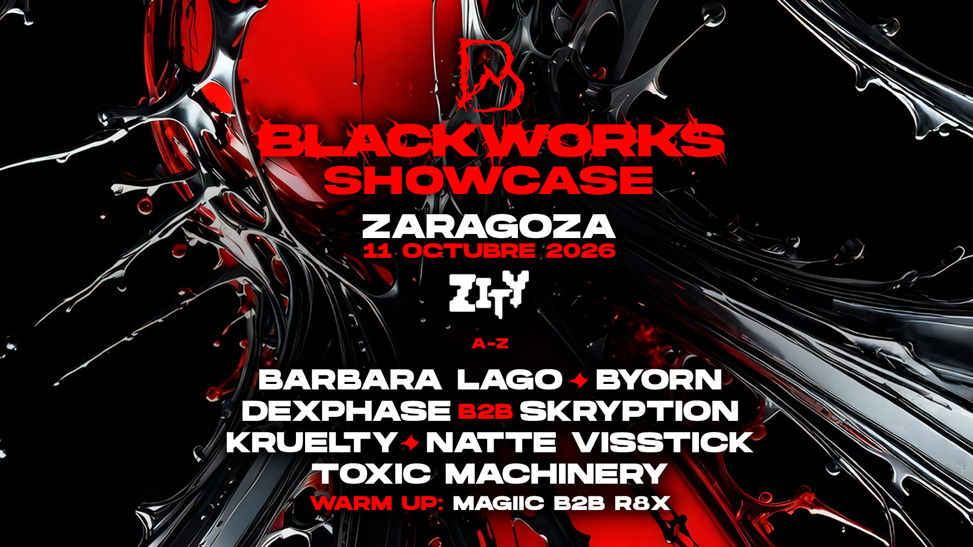 Blackworks event poster