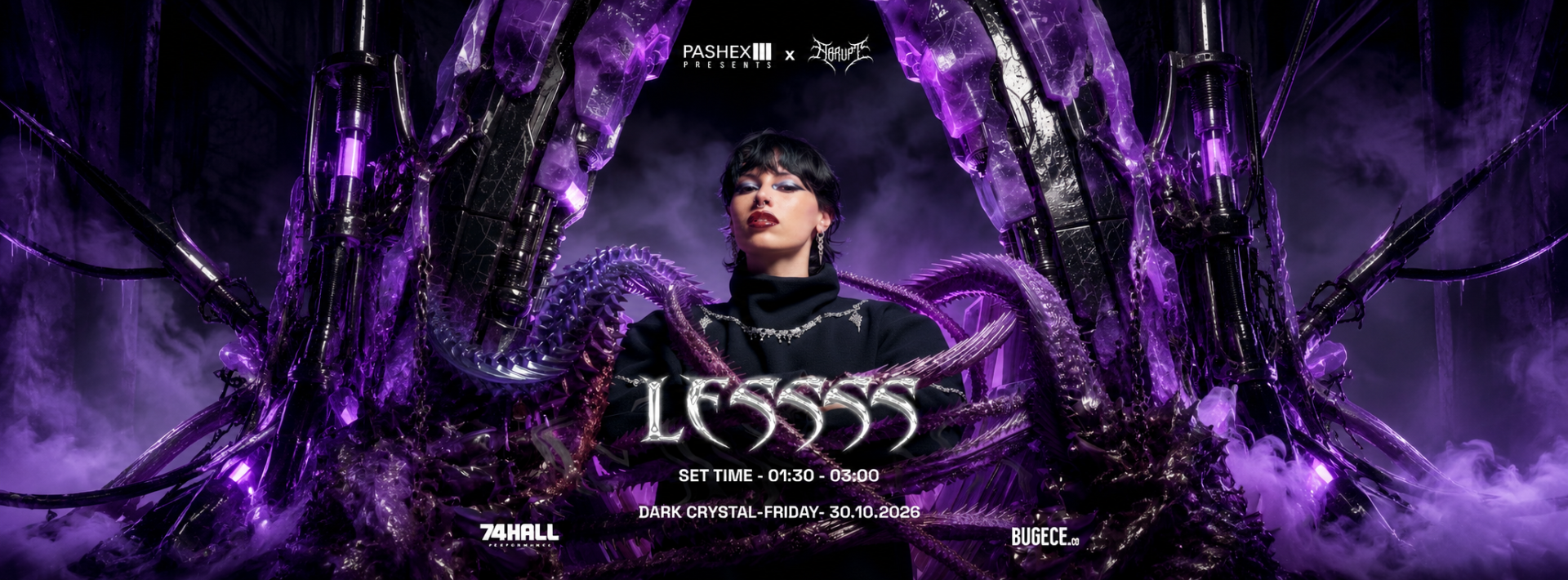 LESSSS - HALLOWEEN NIGHT 2 poster, 74 Hall, Istanbul