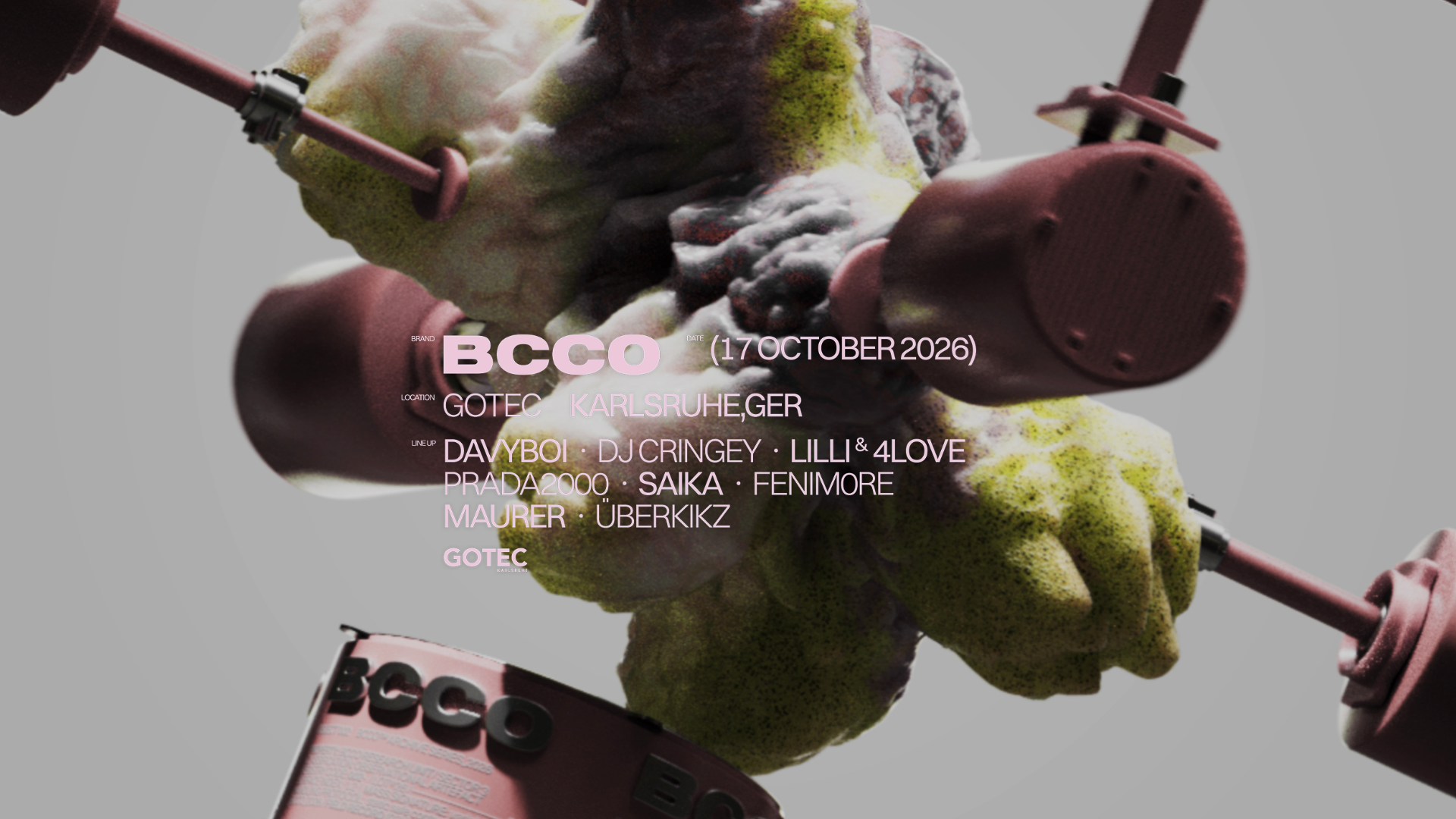 BCCO x Gotec poster, Karlsruhe