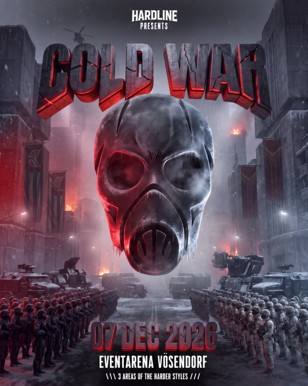 HARDLINE: COLD WAR poster, Event Arena Vösendorf