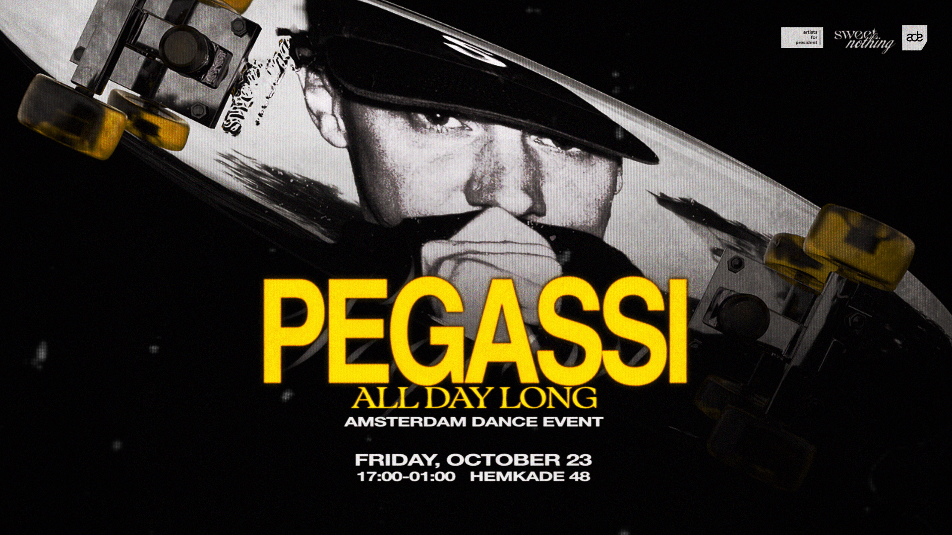 Pegassi All Day - ADE poster, Hemkade 48, Amsterdam