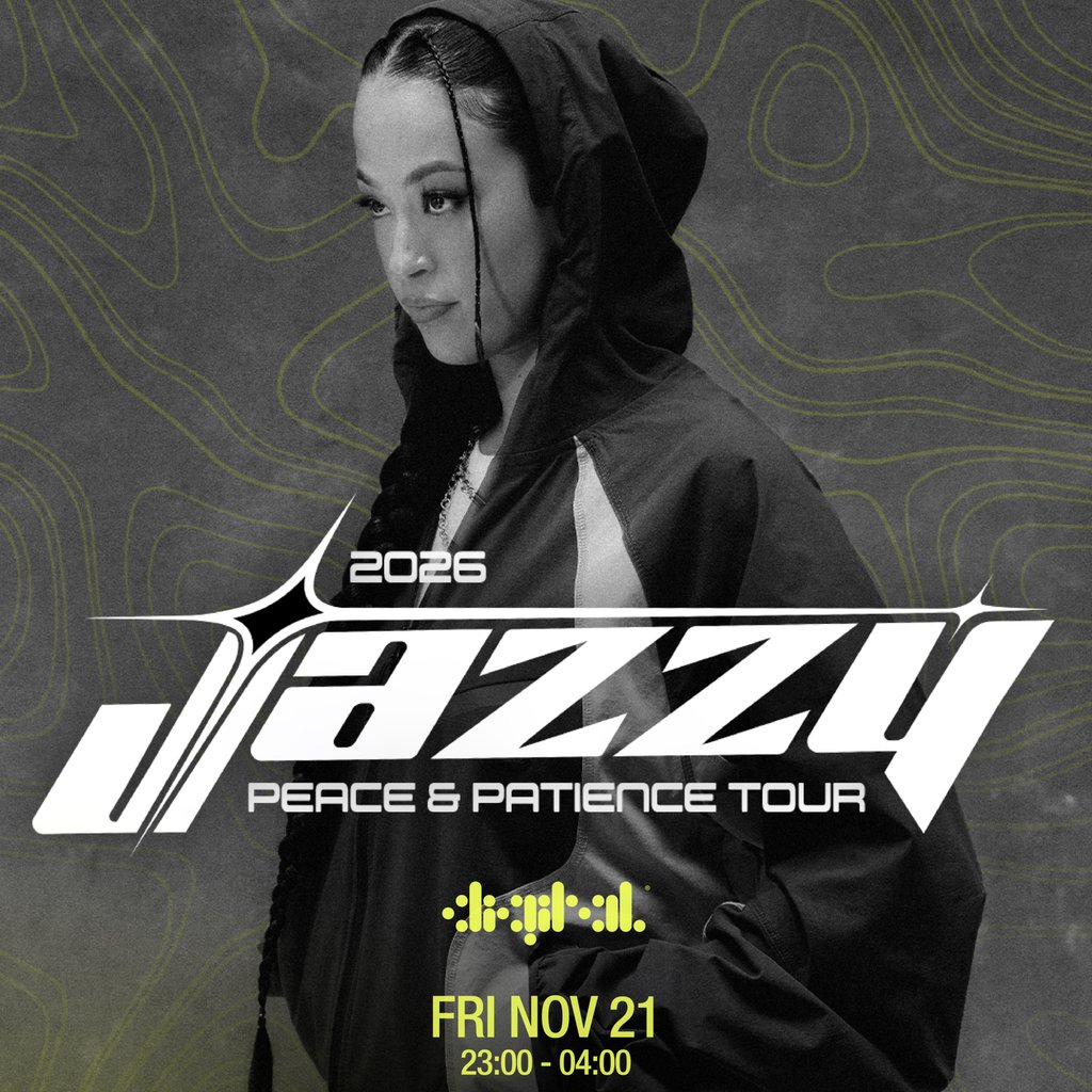 DIGITAL Presents Jazzy: Peace & Patience Tour poster, Digital Newcastle, Newcastle Upon Tyne