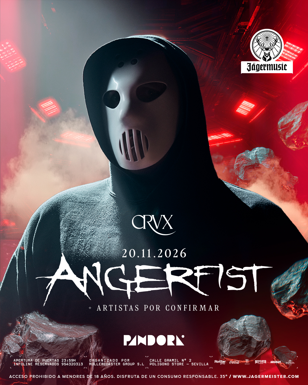 CRVX with Angerfist