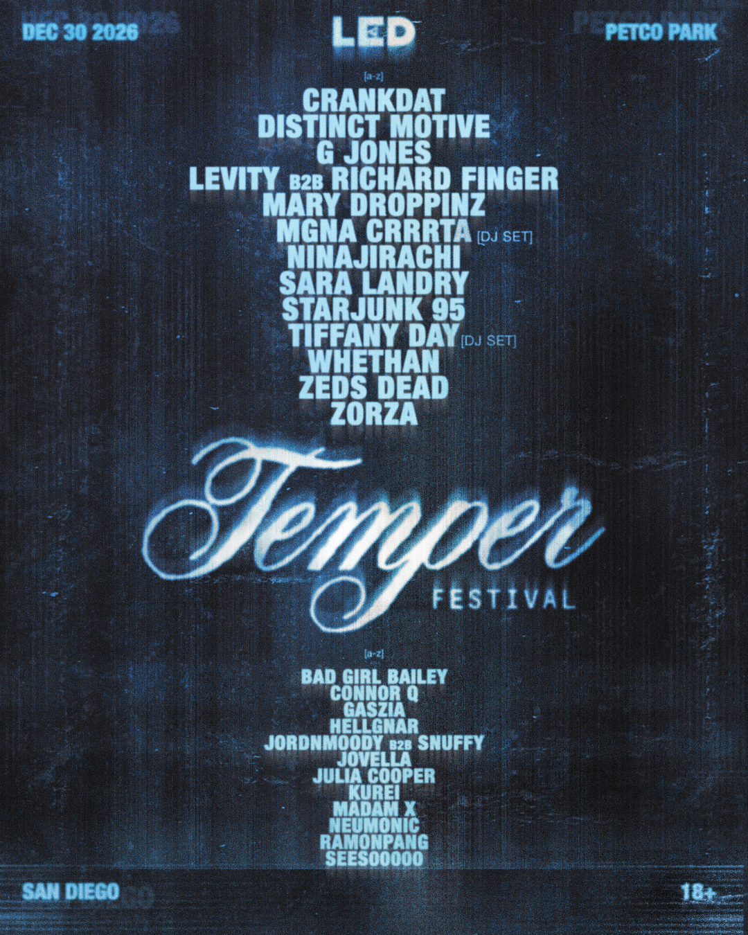 LED presents TEMPER FESTIVAL 2026