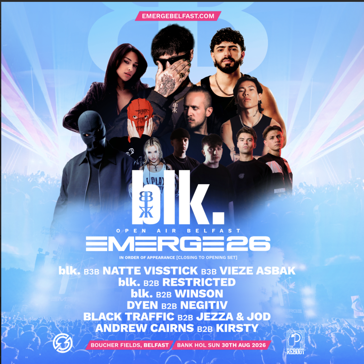 EMERGE26 SUNDAY — blk. OPEN AIR