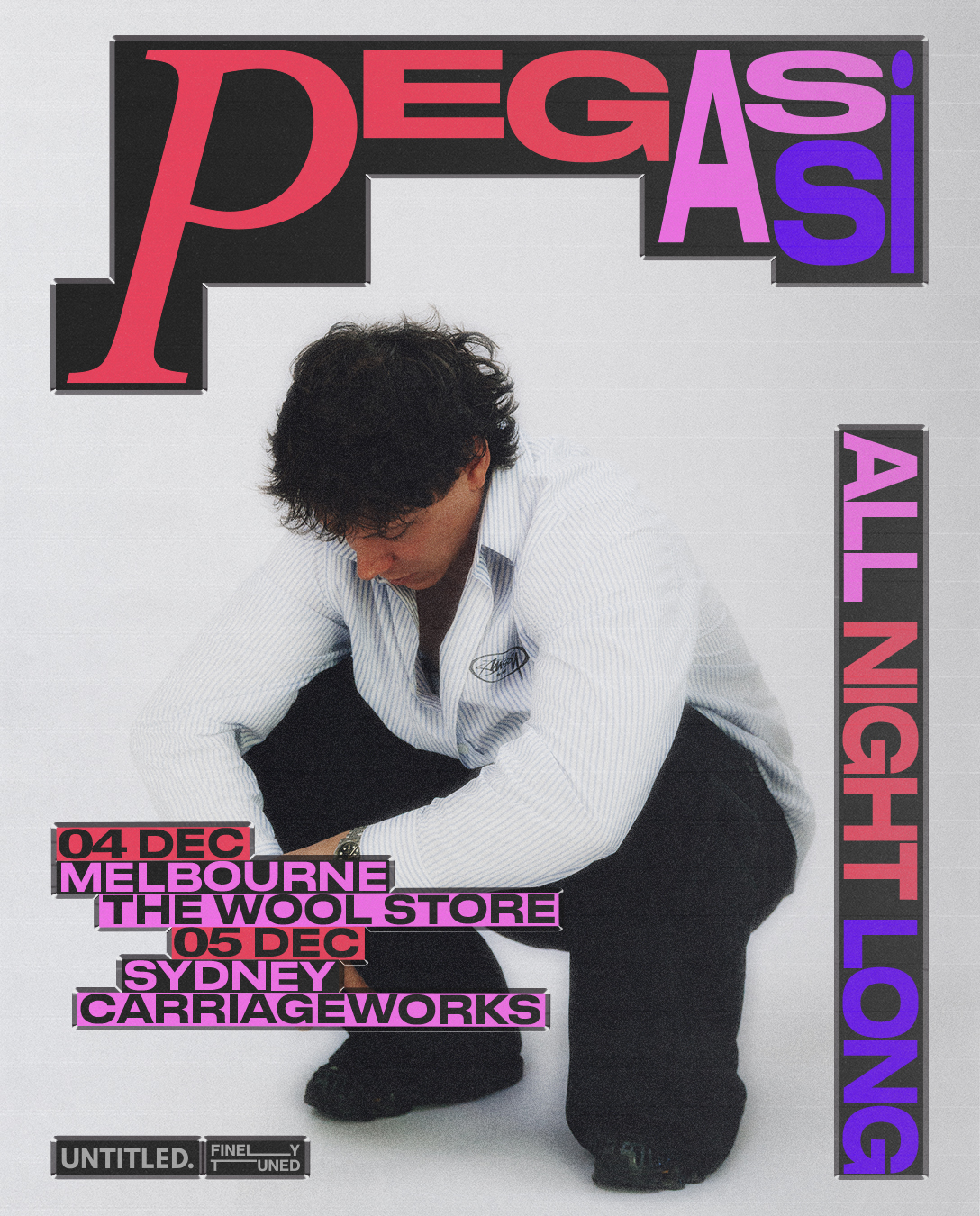 Pegassi - Australia 2026 poster, The Wool Store, Melbourne