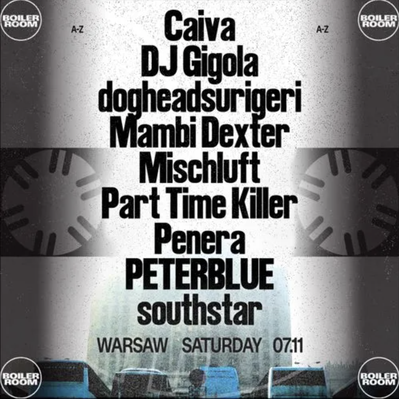 Boiler Room Warsaw 2026 poster, Sektor 6D