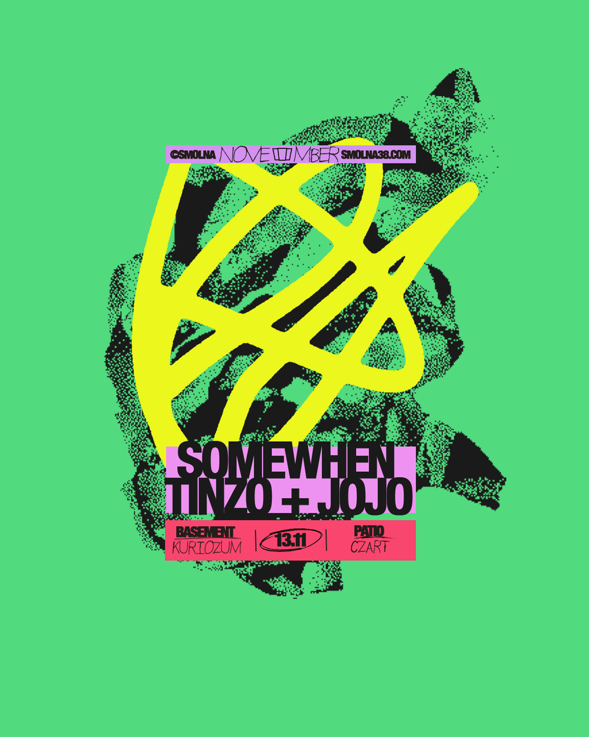 Smolna: Somewhen, Tinzo + Jojo poster, Warsaw