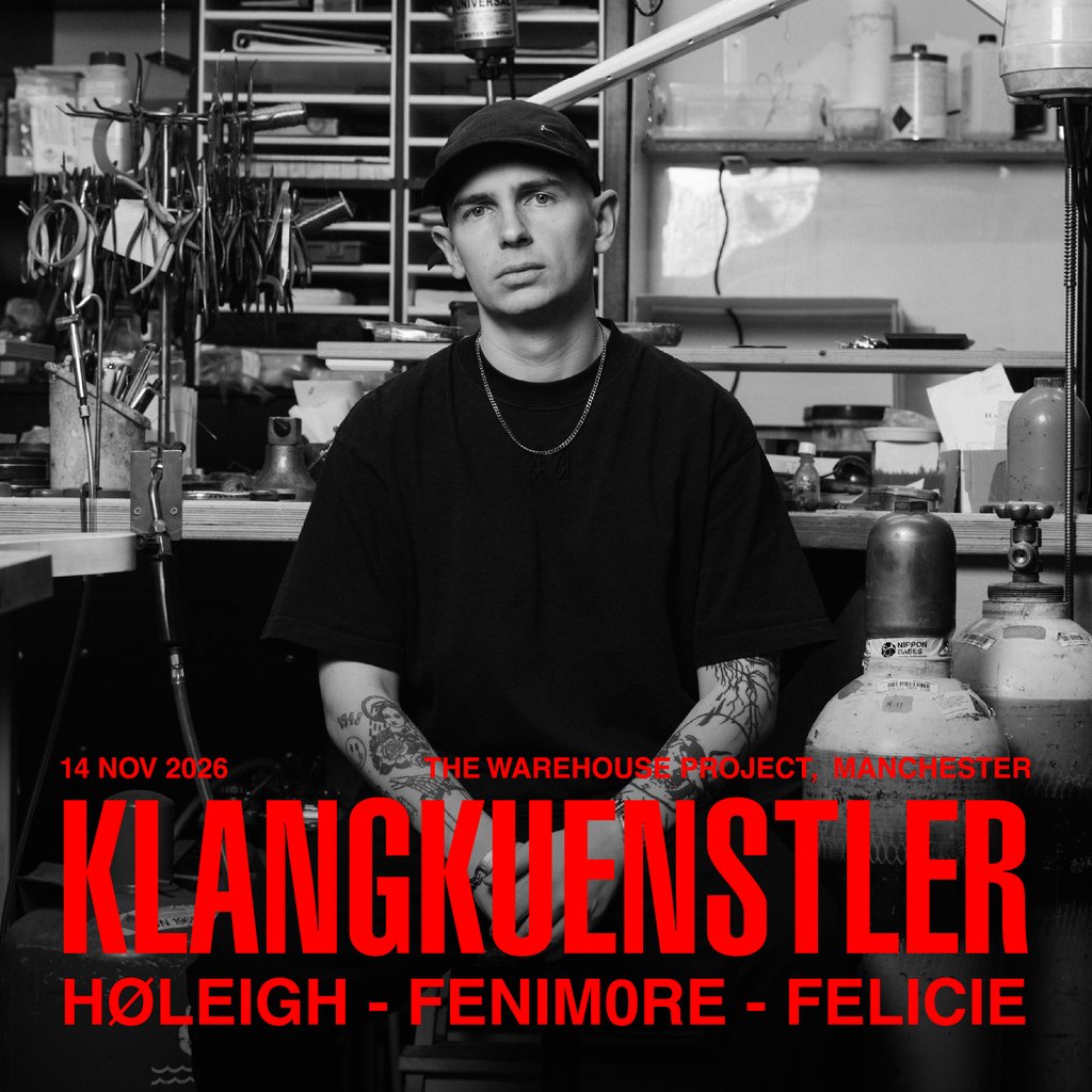 WHP + Teletech presents: Klangkuenstler poster, Depot Mayfield, Manchester