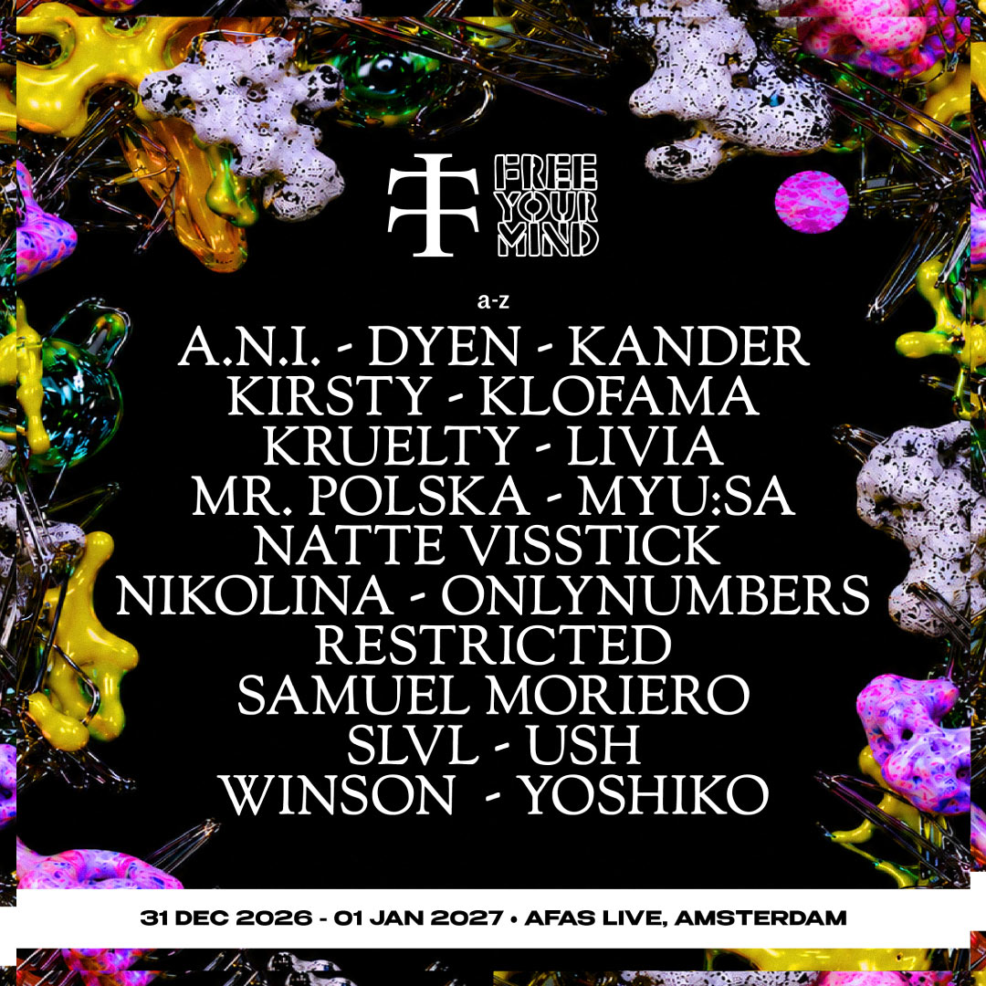 FYM x Teletech New Years poster, Afas Live, Amsterdam
