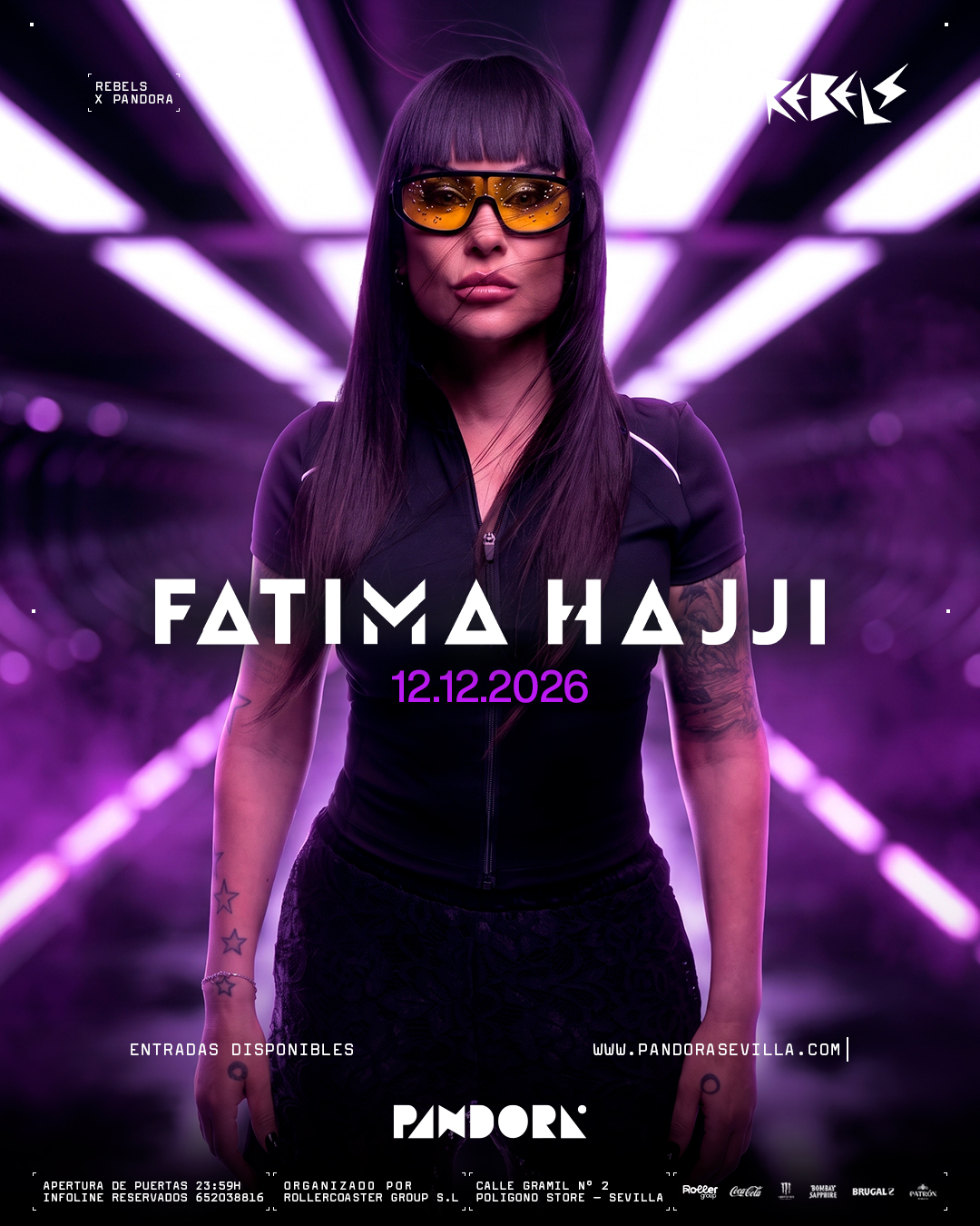 Rebels with Fatima Hajji poster, Pandora Sevilla