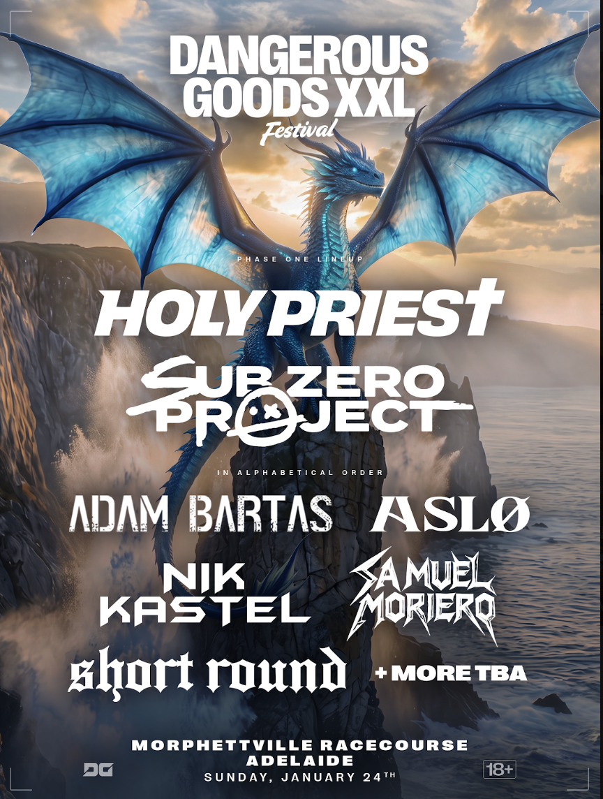 Dangerous Goods XXL Festival - Adelaide 2027 poster, Morphettville Racecourse