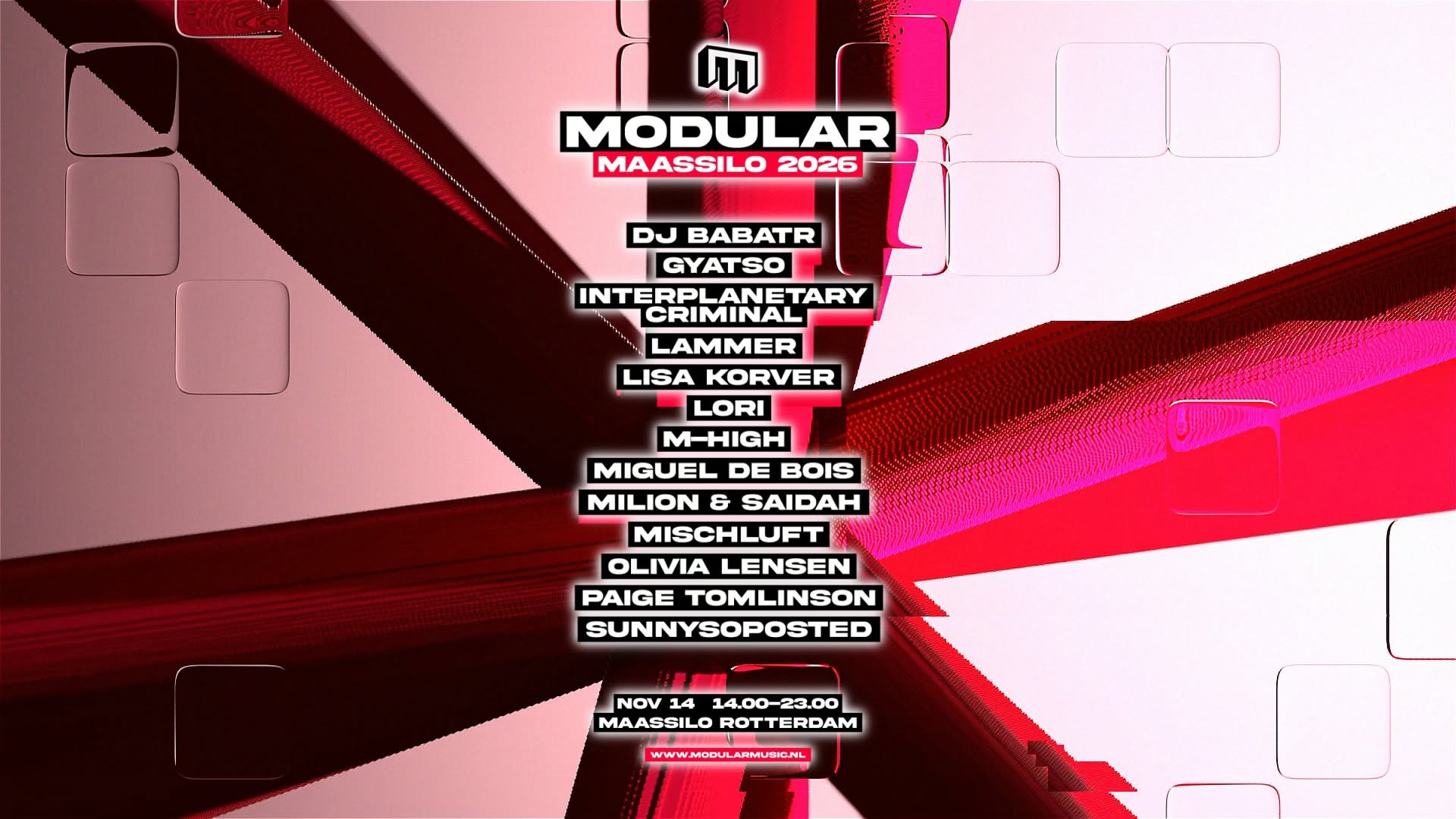 Modular Maassilo 2026 poster, Rotterdam
