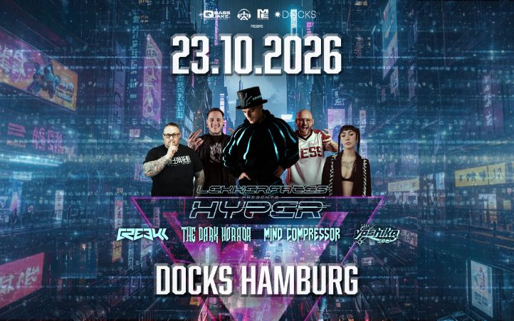 Lekkerfaces pres. Hyper & The Dark Horror poster, Docks, Hamburg