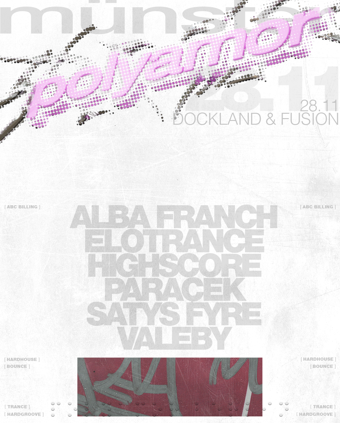 Polyamor Wintergarden with Paraçek poster, Dockland, Münster