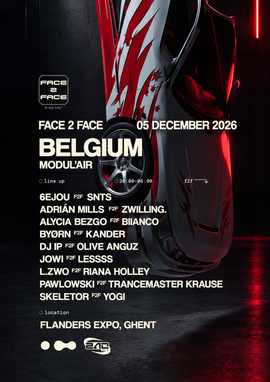 FACE 2 FACE at Flanders Expo, Ghent poster, Flanders Expo Centre