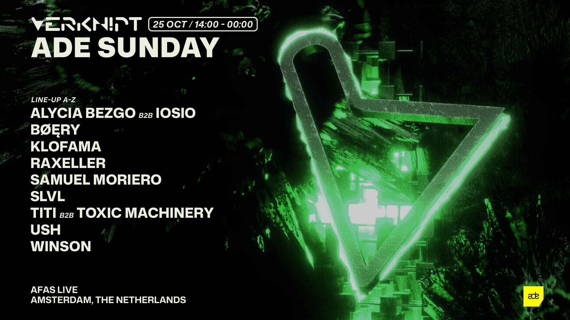 VERKNIPT ADE SPECIALS SUNDAY