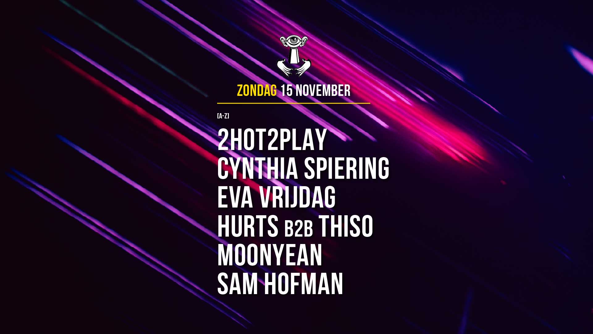 15 NOV - Thuishaven with Cynthia Spiering / Sam Hofman / 2HOT2PLAY poster, Amsterdam