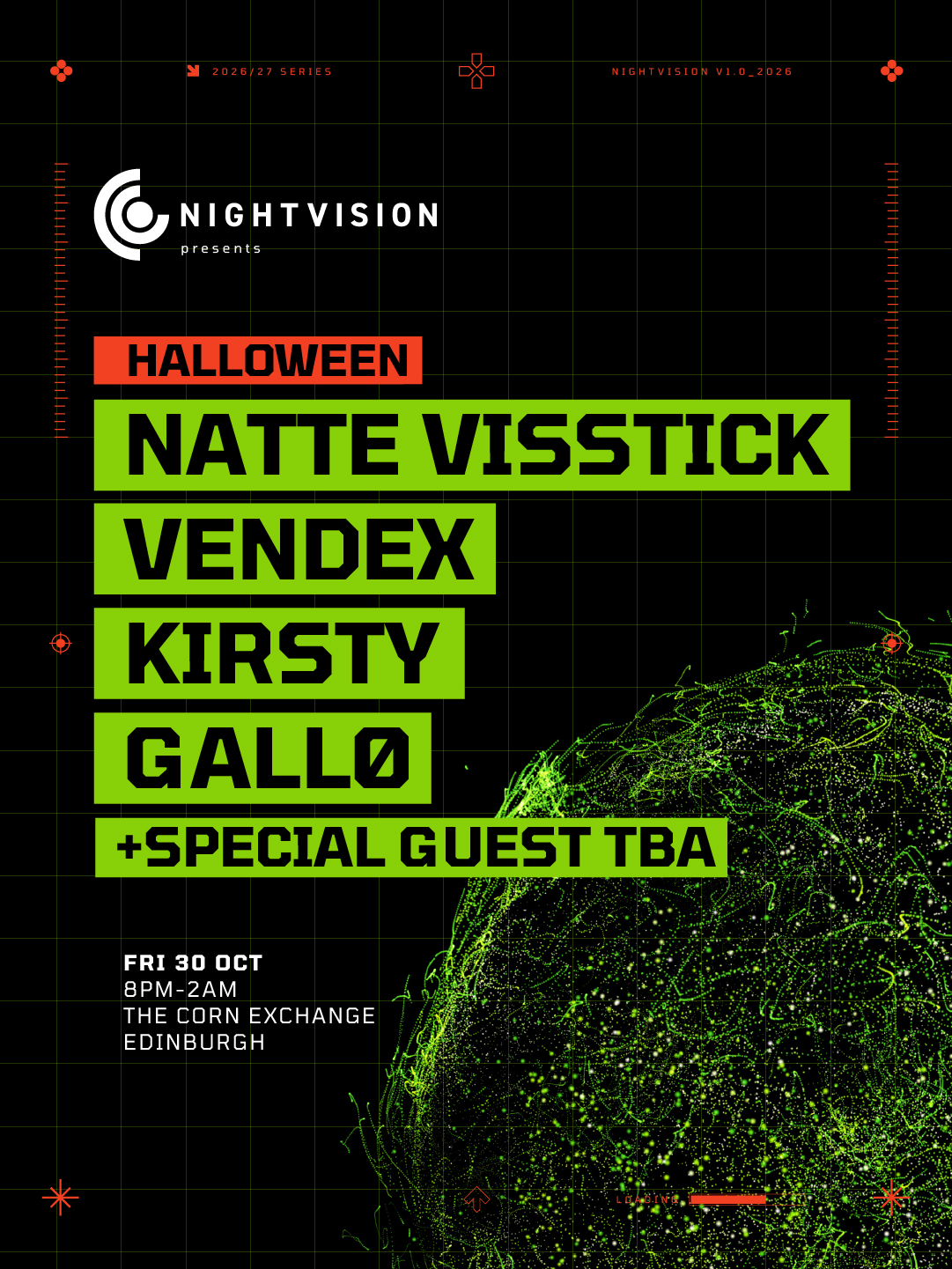 Nightvision Halloween: Natte Visstick, Vendex, KIRSTY & GALLØ