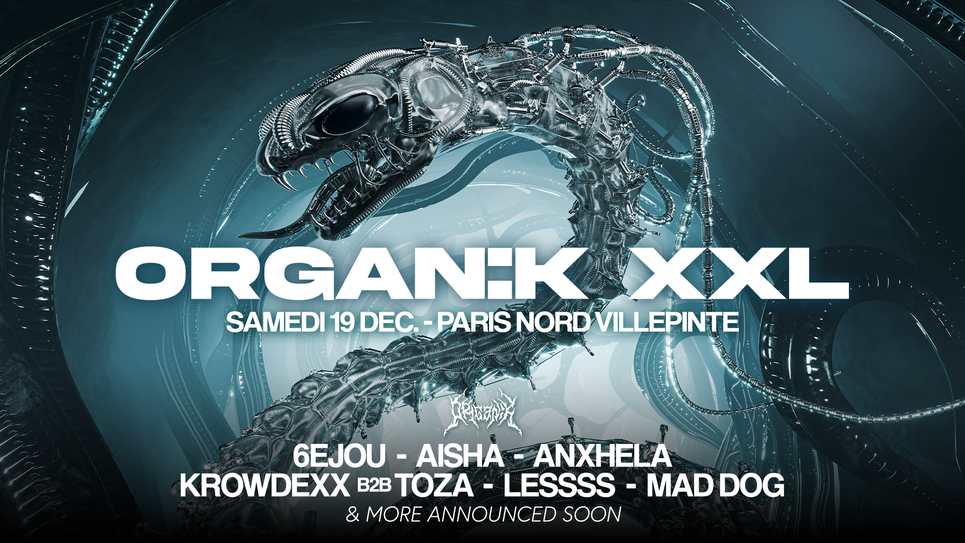 Organïk XXL 2026 - INDOOR poster, Parc Des Expositions, Paris