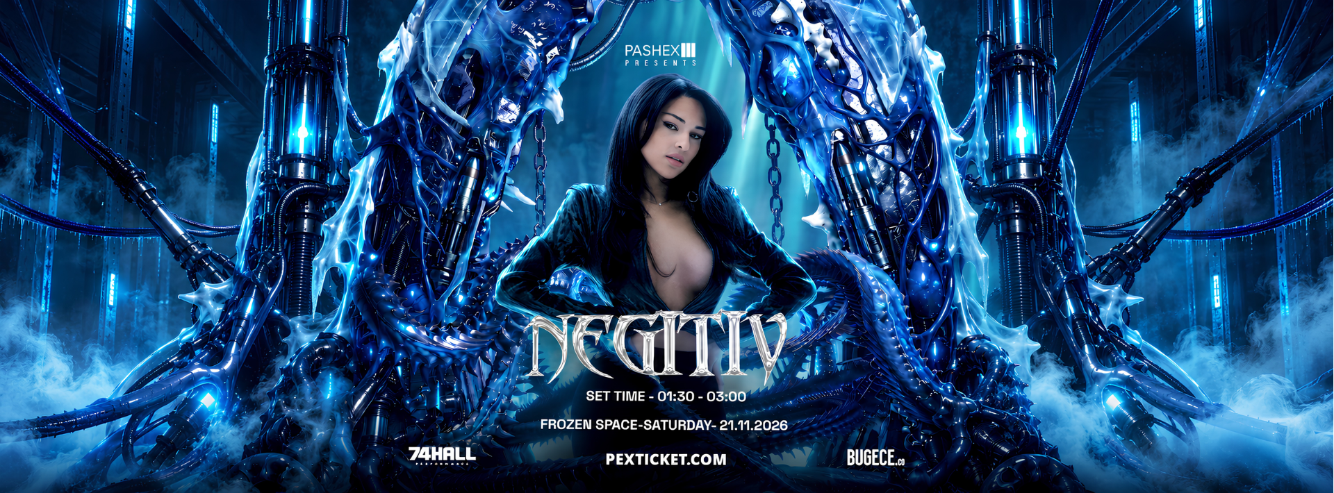 NEGITIV - VALYRIA RITUAL poster, 74 Hall, Istanbul