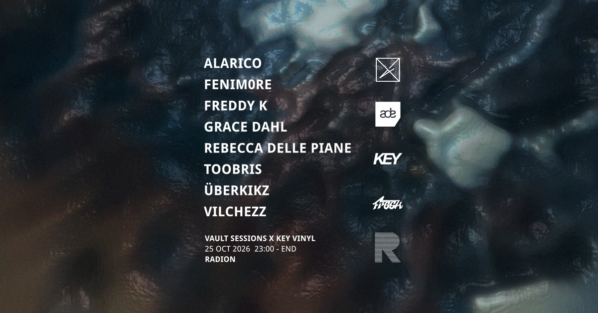 Vault Sessions x Key Vinyl ADE CLOSING poster, RADION, Amsterdam