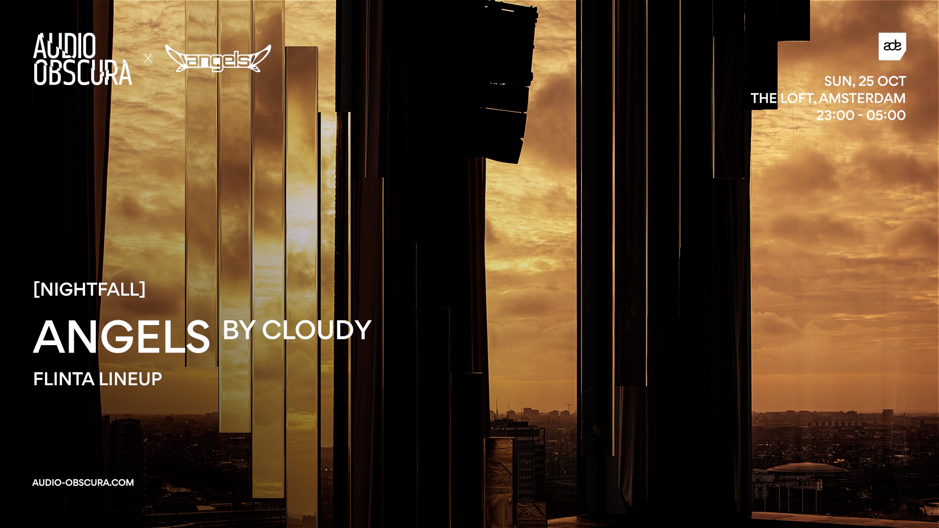 Audio Obscura ADE at The Loft x Angels by Cloudy poster, The Loft Amsterdam