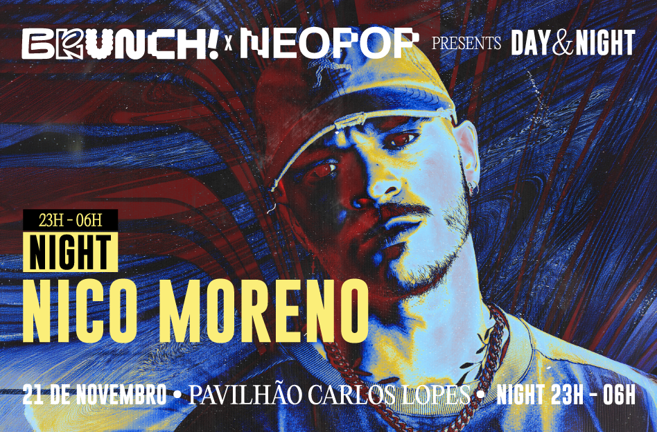 Brunch Electronik + NEOPOP BY NIGHT poster, Pavilhão Carlos Lopes, Lisbon
