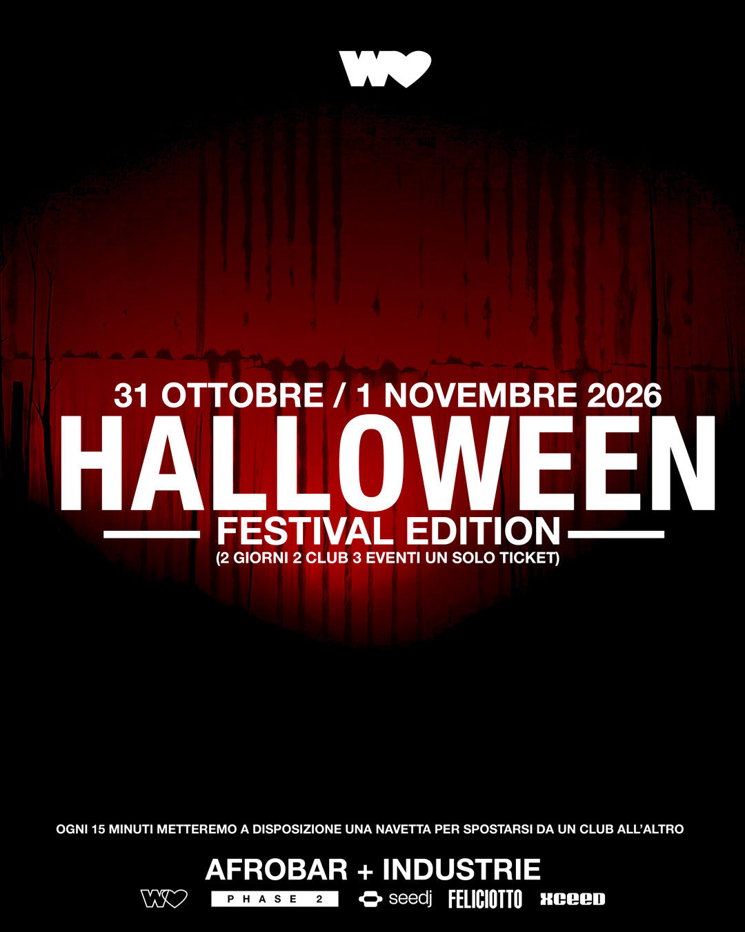 HALLOWEEN WITH LOVE poster, Afrobar