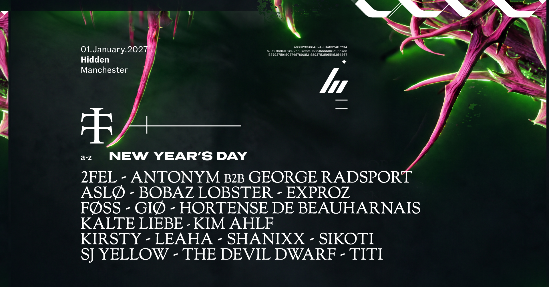 Teletech: NYD MANCHESTER poster, Hidden