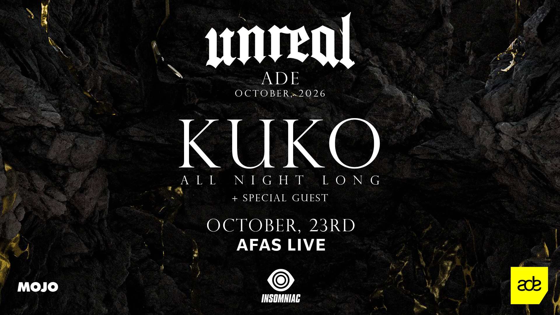 UNREAL x ADE 2026: KUKO ALL NIGHT LONG