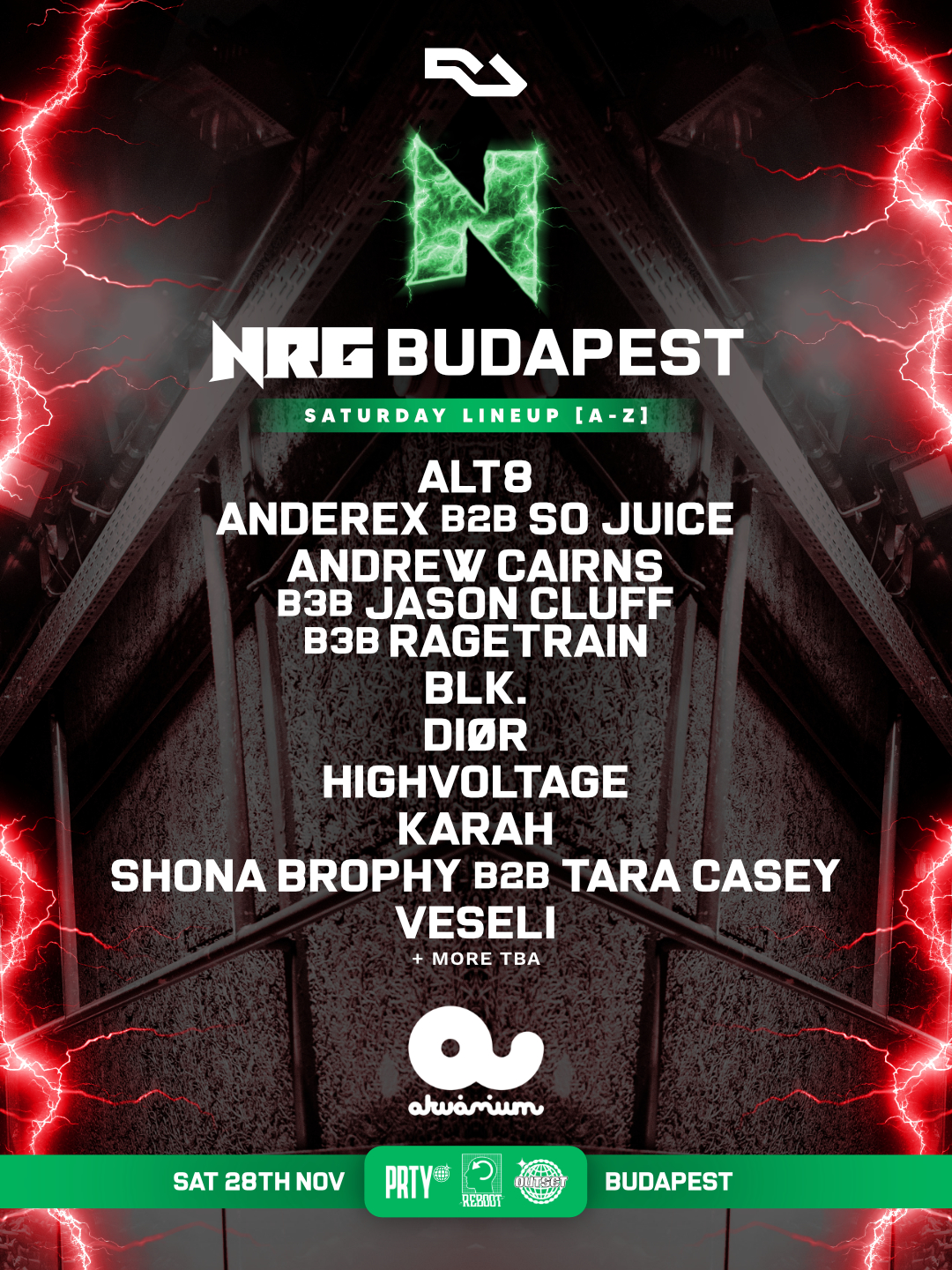 NRG Budapest - Akvarium poster, Akvárium Klub